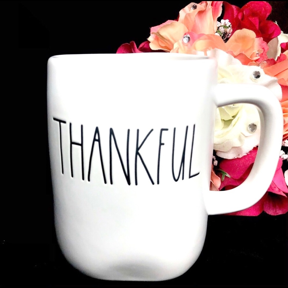 Rae Dunn Thankful Mug